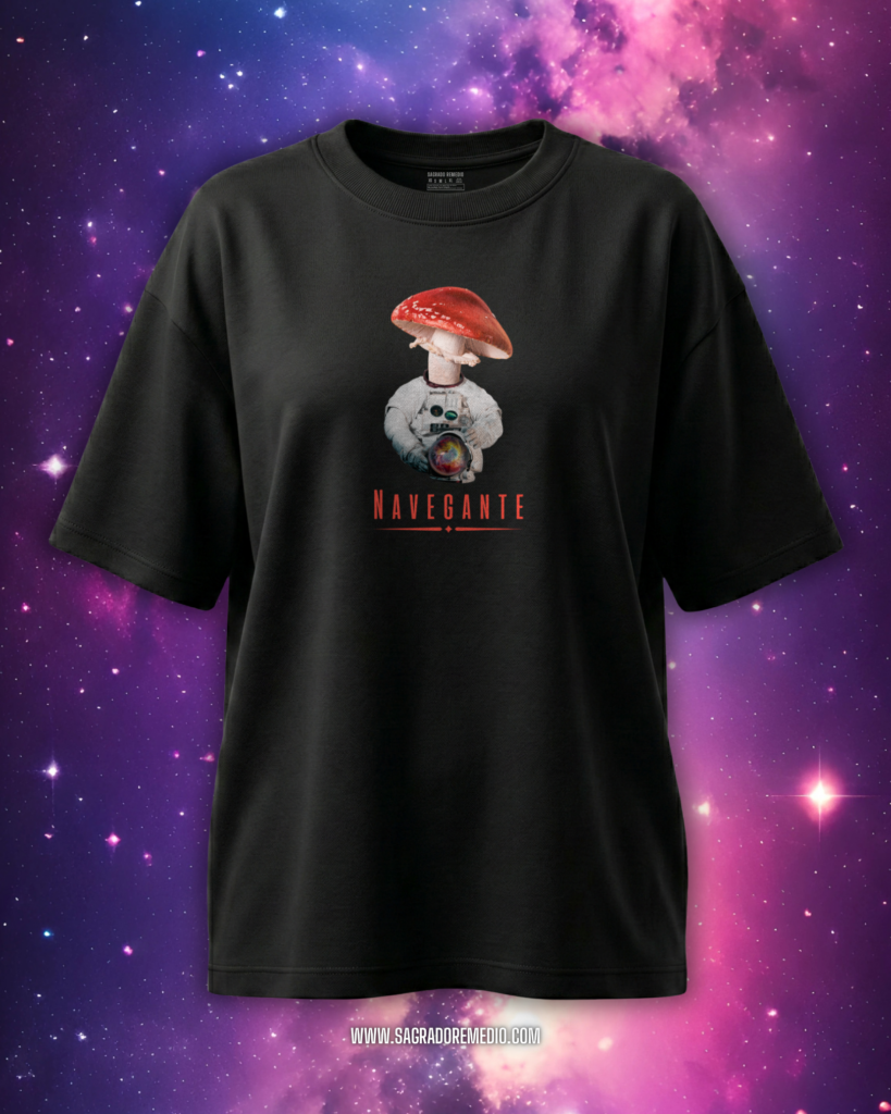 Navegante playera oversize mujer sagrado remedio