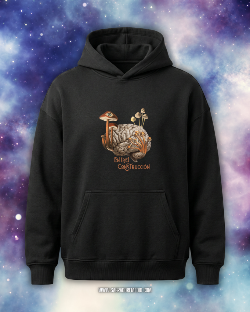 Reconstrucción hoodie oversize Sagrado Remedio