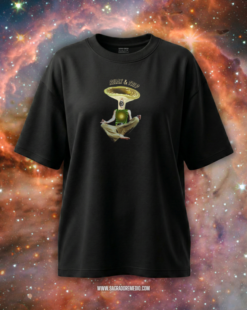 relax & trip playera Oversize mujer sagrado remedio