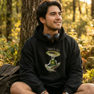 relax & trip hoodie oversize hombre