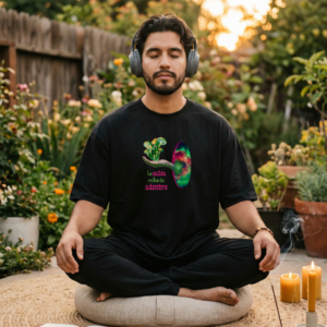 la salida es hacia adentro playera oversize hombre